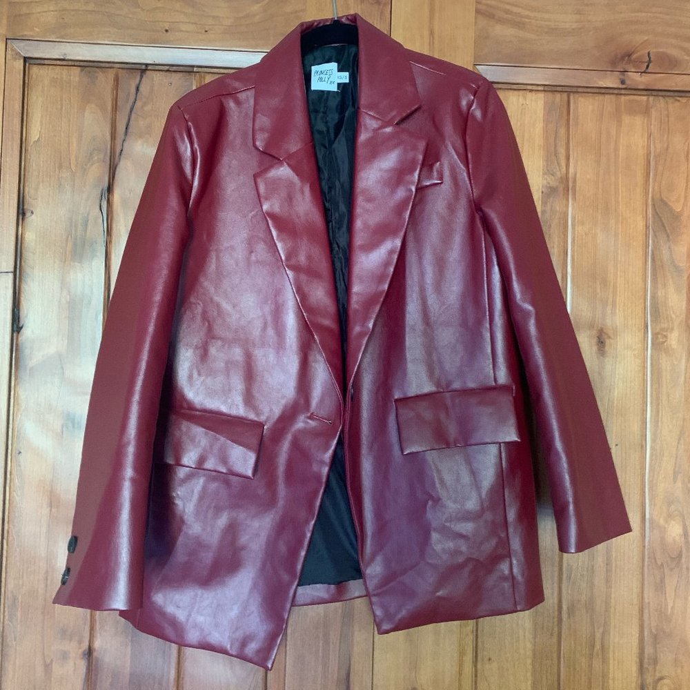 Vegan leather jacket